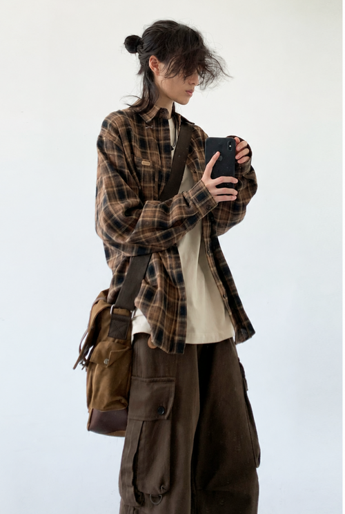 Kohaku Plaid Overshirt