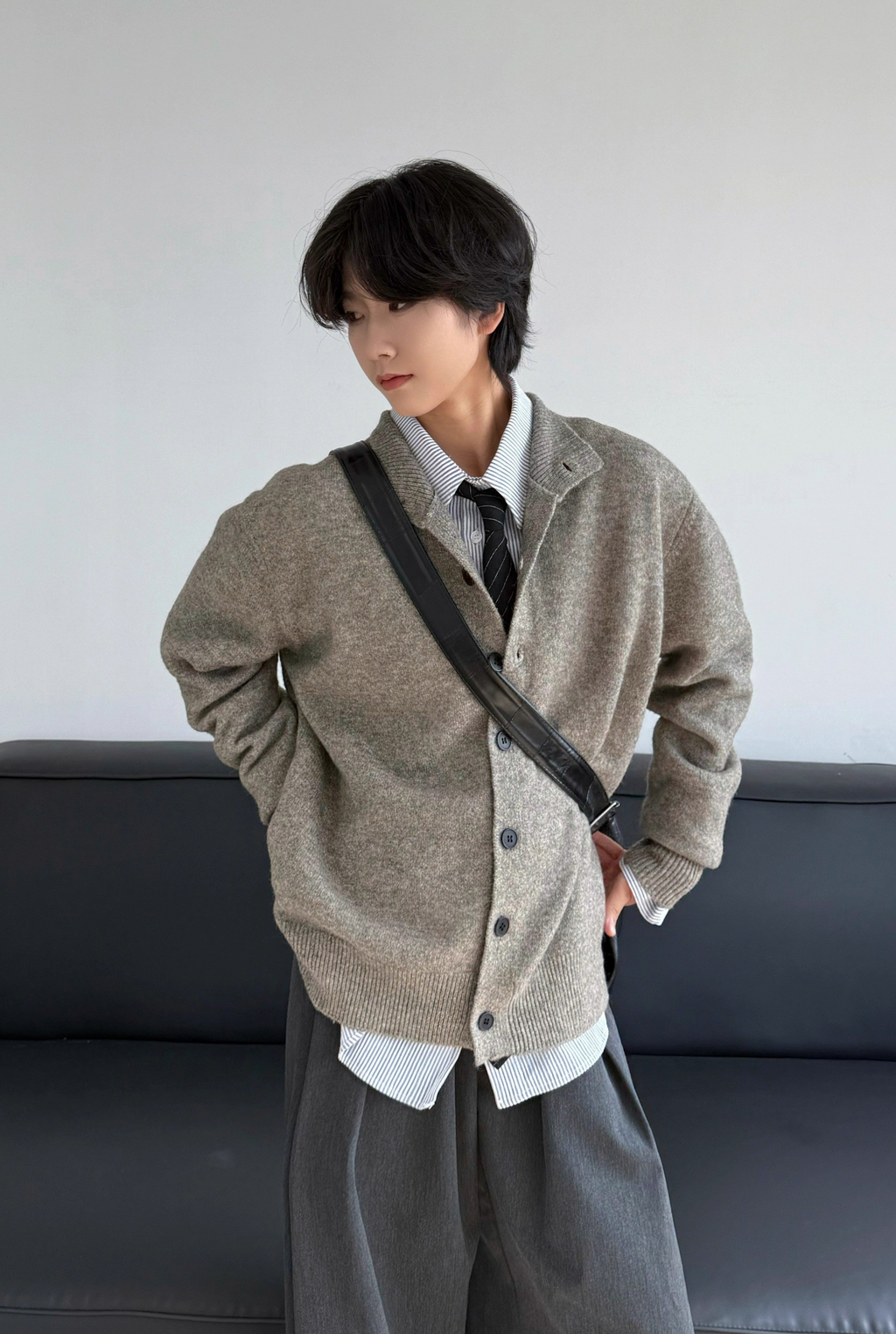 Haruki Knit Button Cardigan