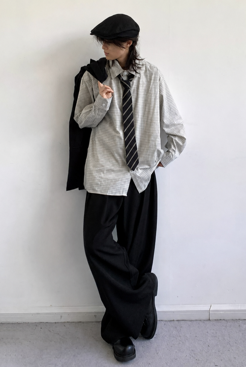 Renji Grid Overshirt