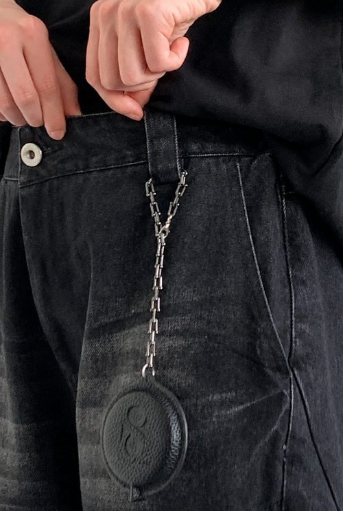 Kage Distressed Barrel Denim