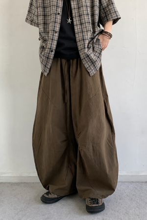 Haru Drawstring Wide-Leg Pants