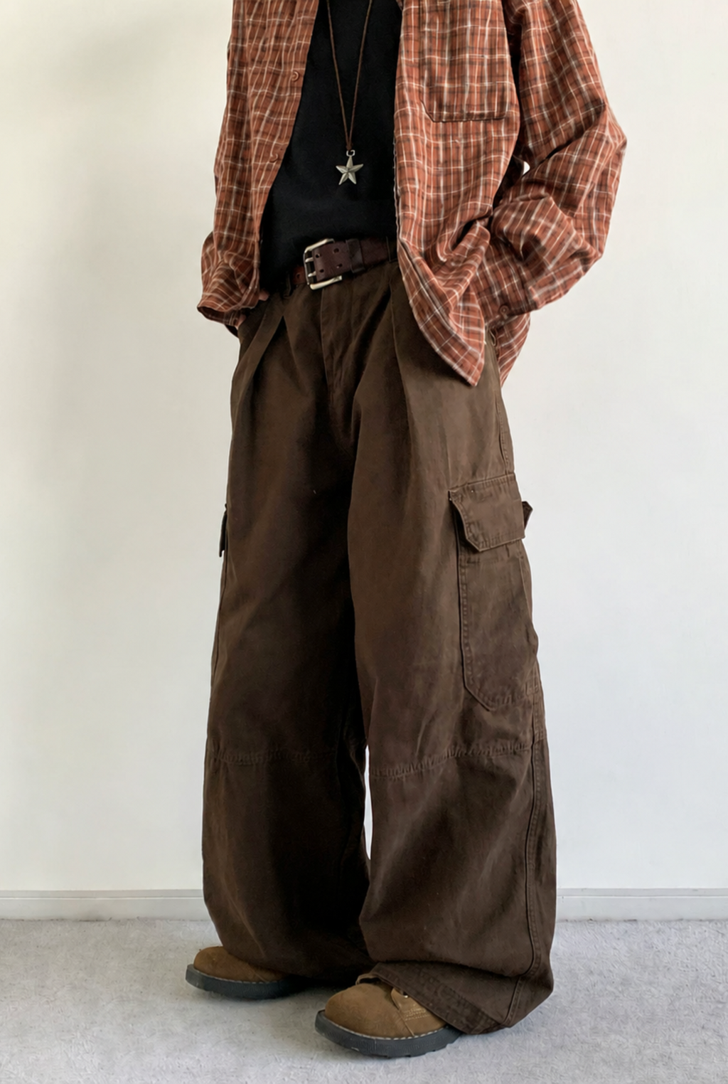 Kuro Cargo Wide-Leg Pants