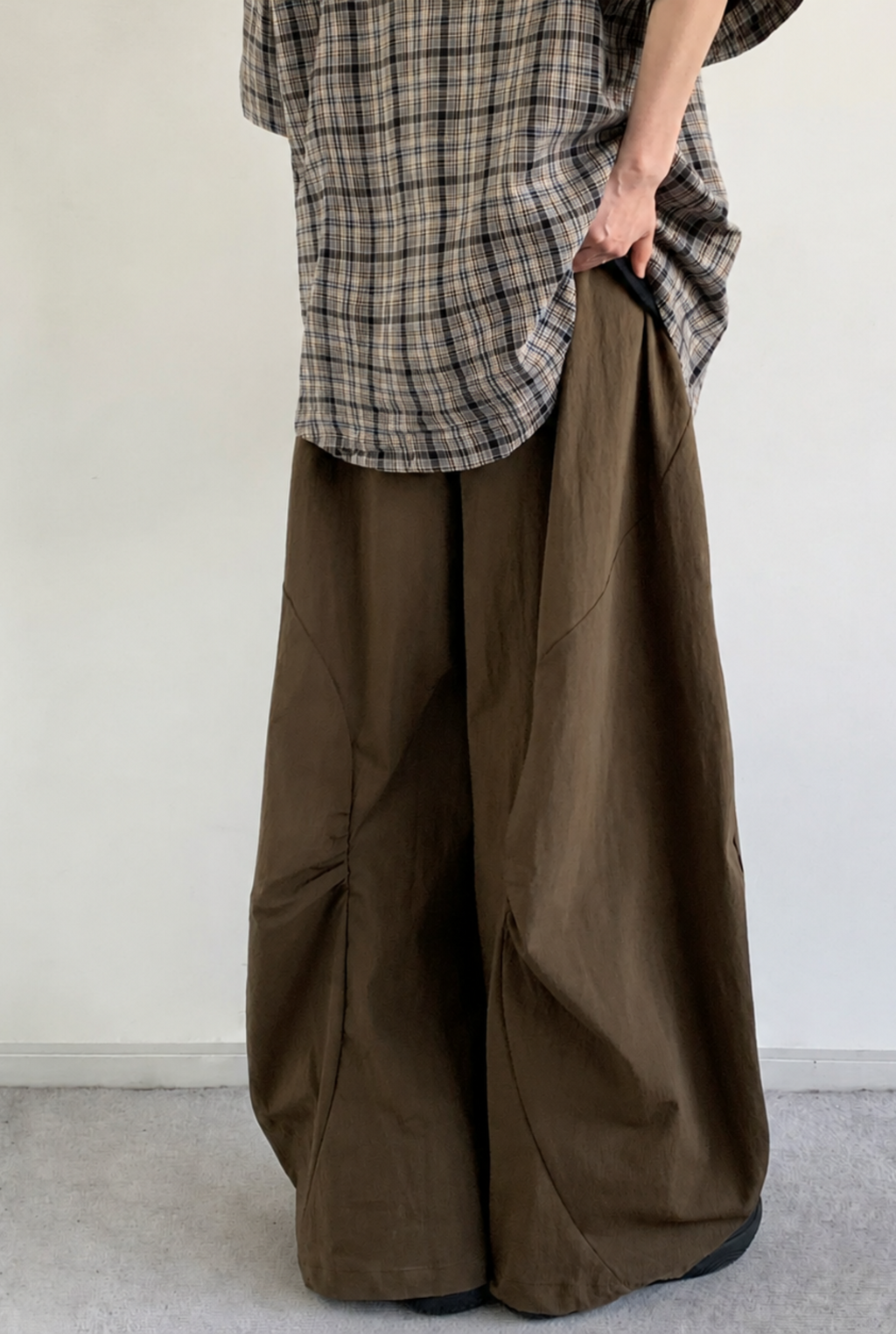 Haru Drawstring Wide-Leg Pants