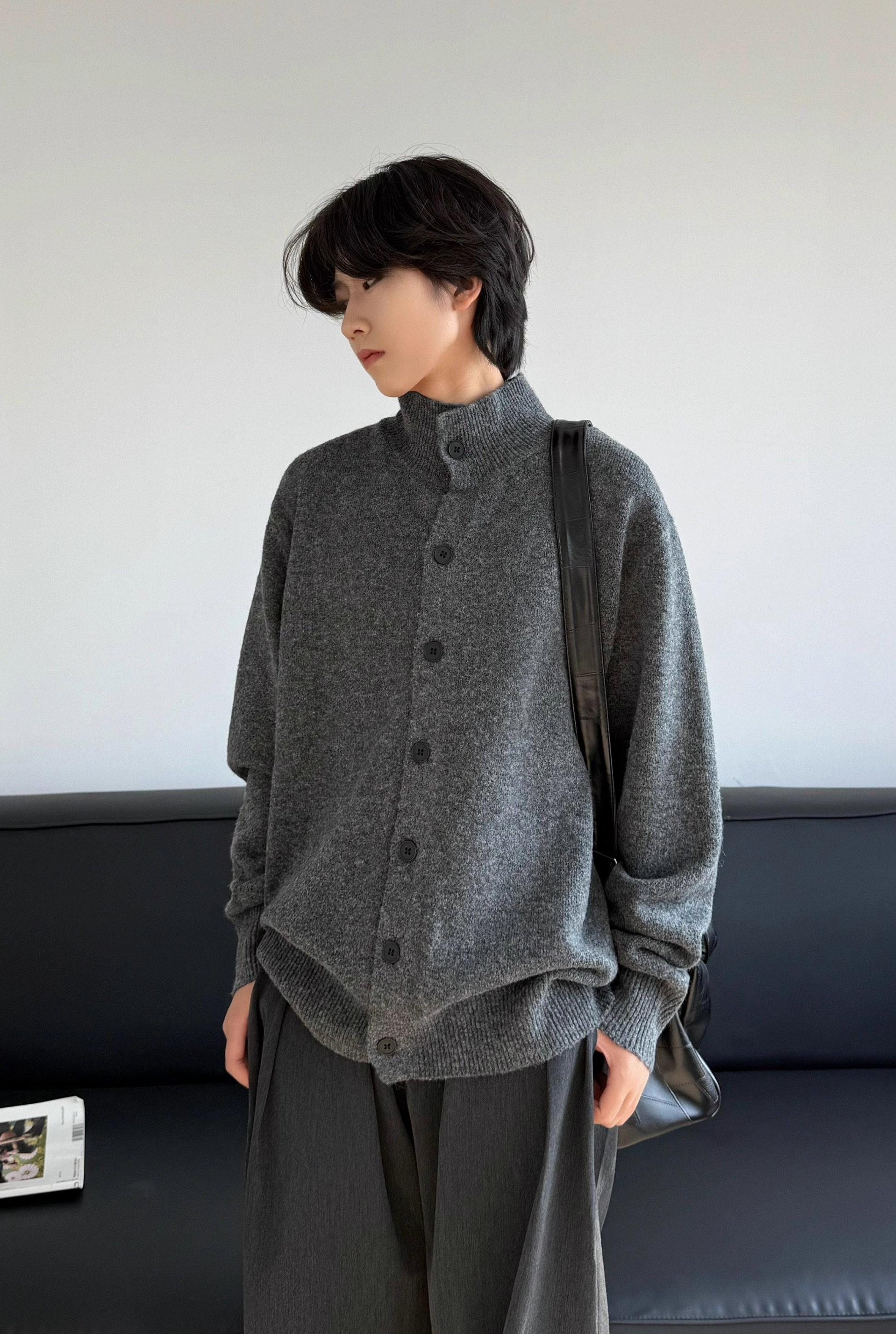 Haruki Knit Button Cardigan