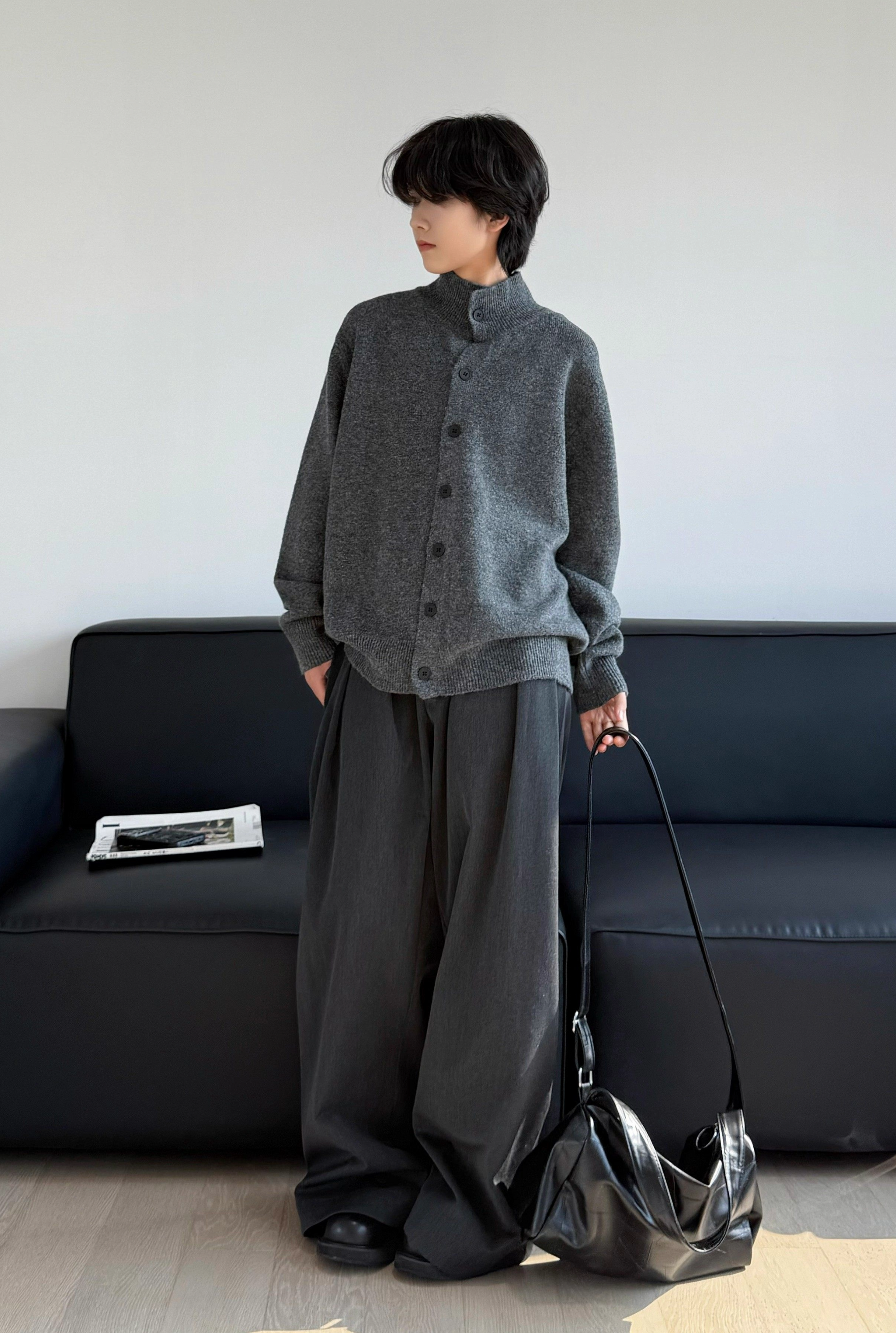 Haruki Knit Button Cardigan