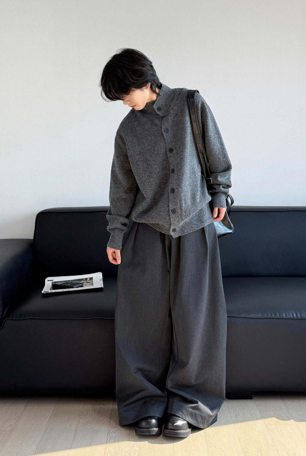 Haruki Knit Button Cardigan