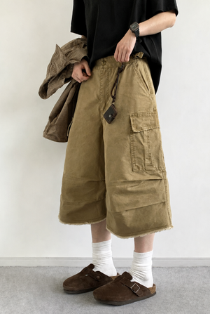 Kaito Cotton Utility Shorts