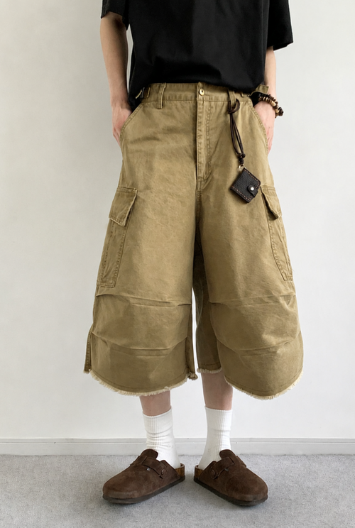 Kaito Cotton Utility Shorts