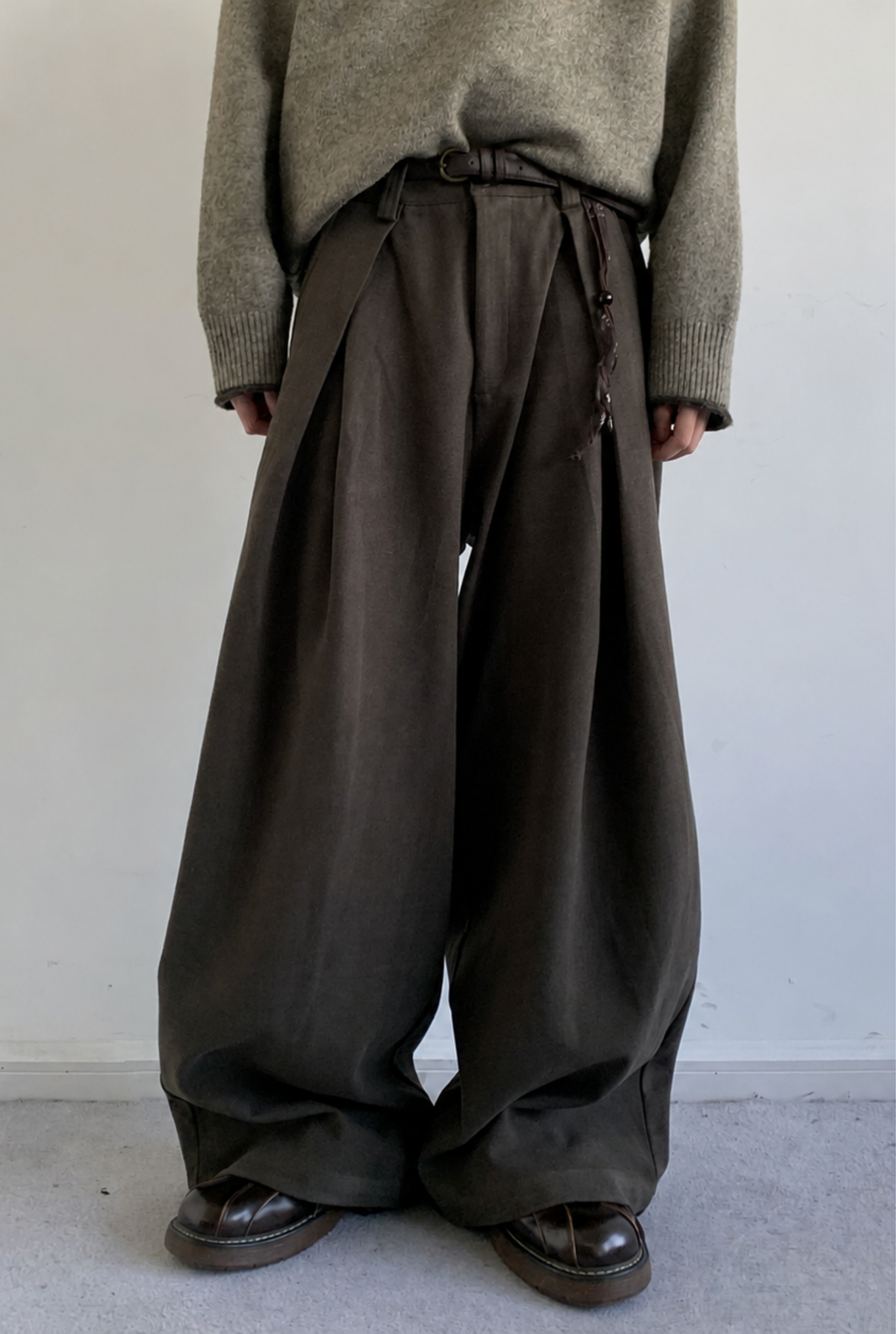 Souta Pleated Wide-Leg Trousers