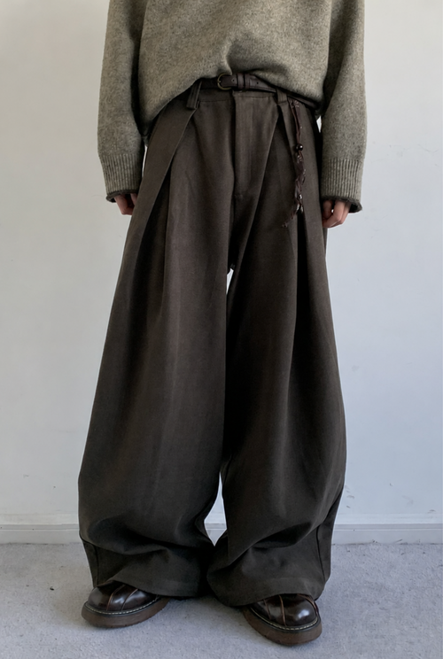 Souta Pleated Wide-Leg Trousers