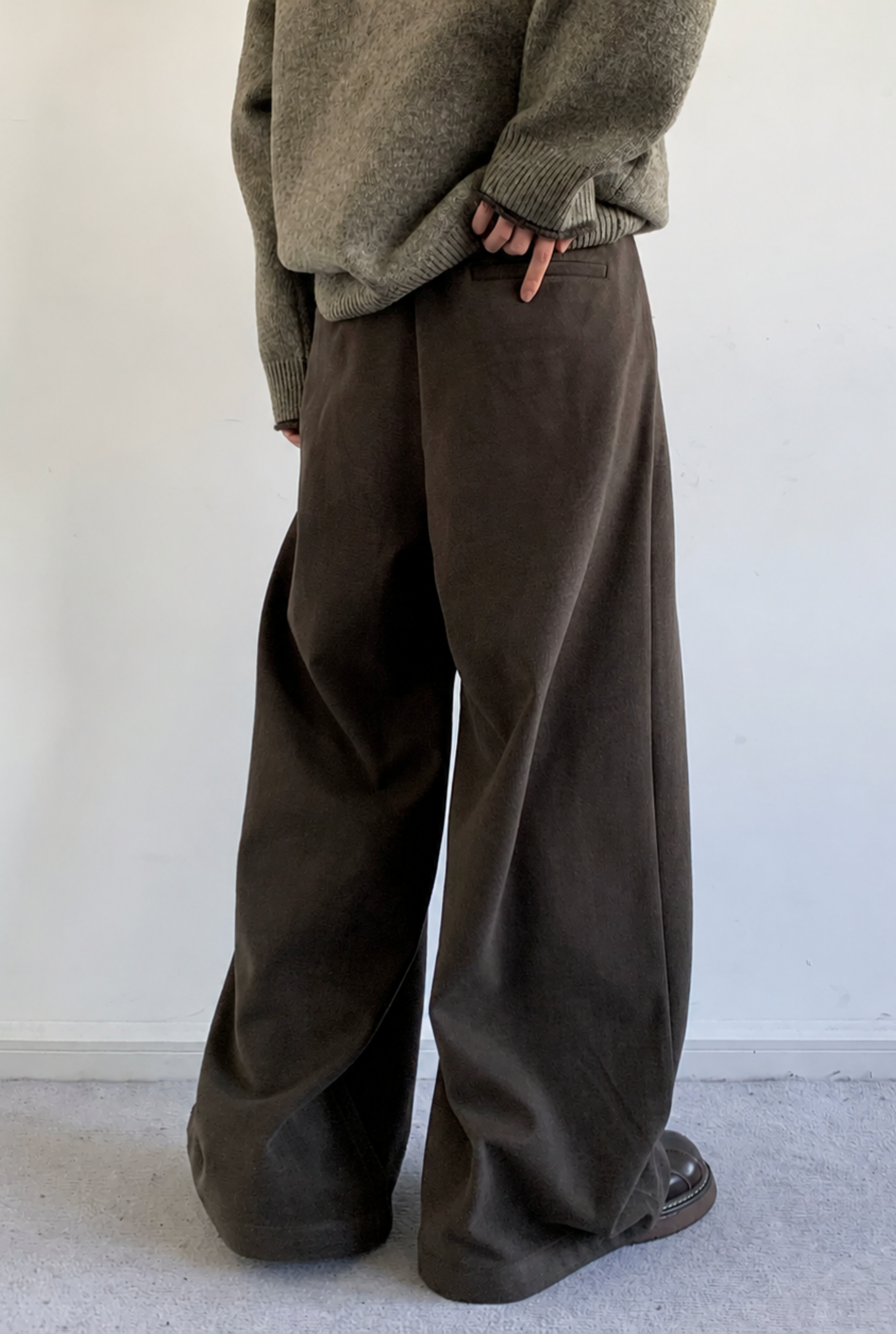 Souta Pleated Wide-Leg Trousers