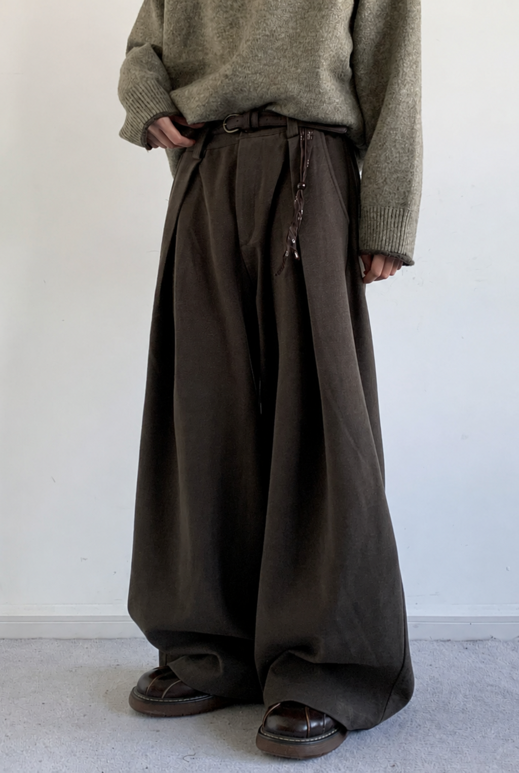 Souta Pleated Wide-Leg Trousers