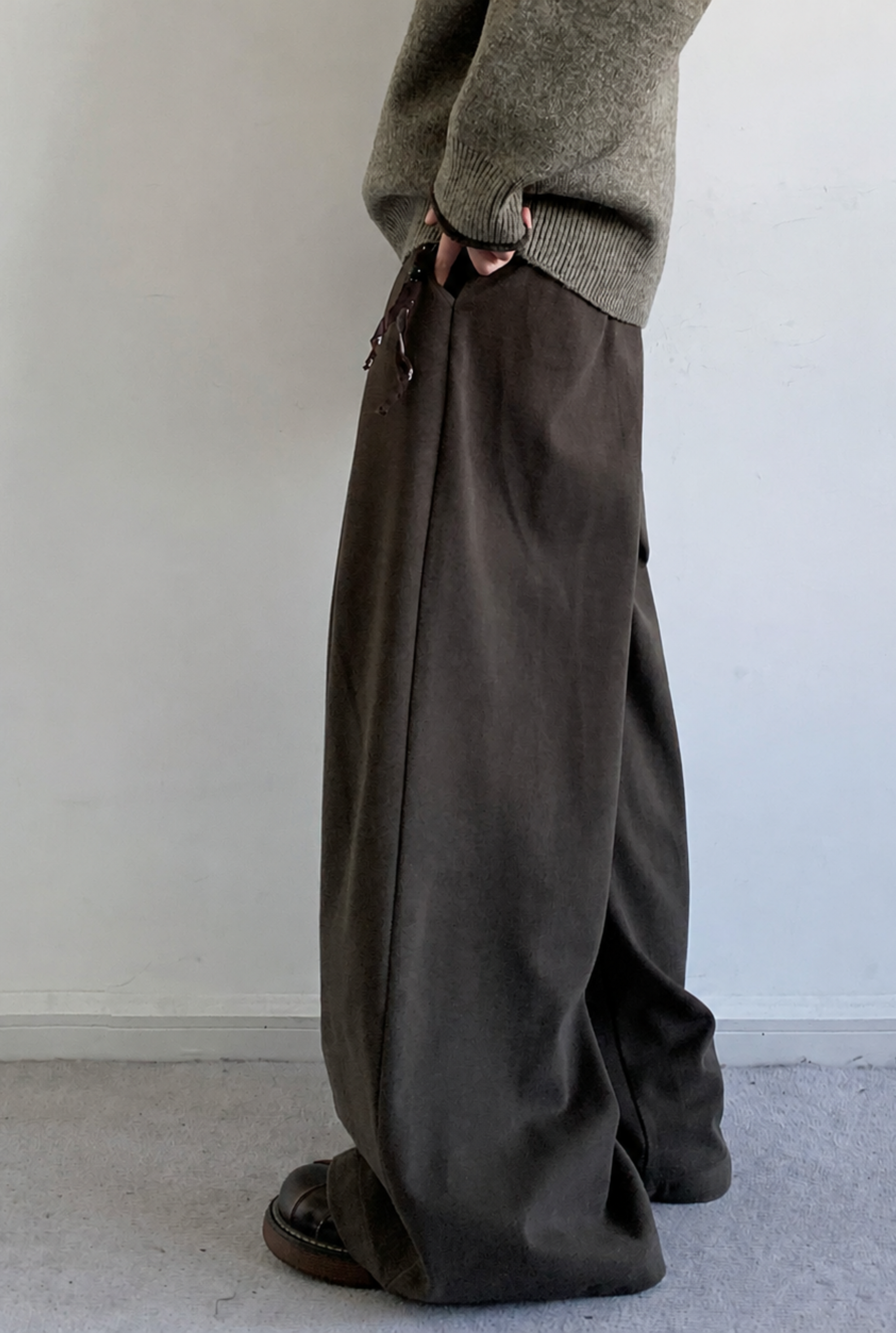 Souta Pleated Wide-Leg Trousers