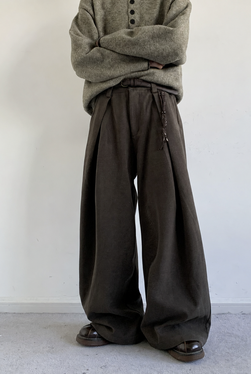 Souta Pleated Wide-Leg Trousers