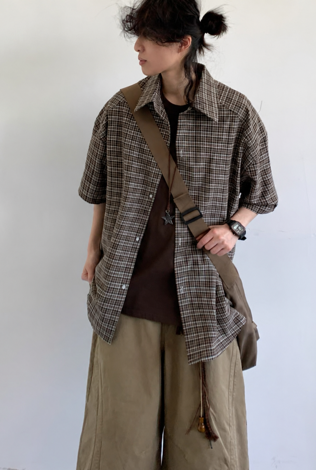 Haruki Plaid Short Sleeve Shirt