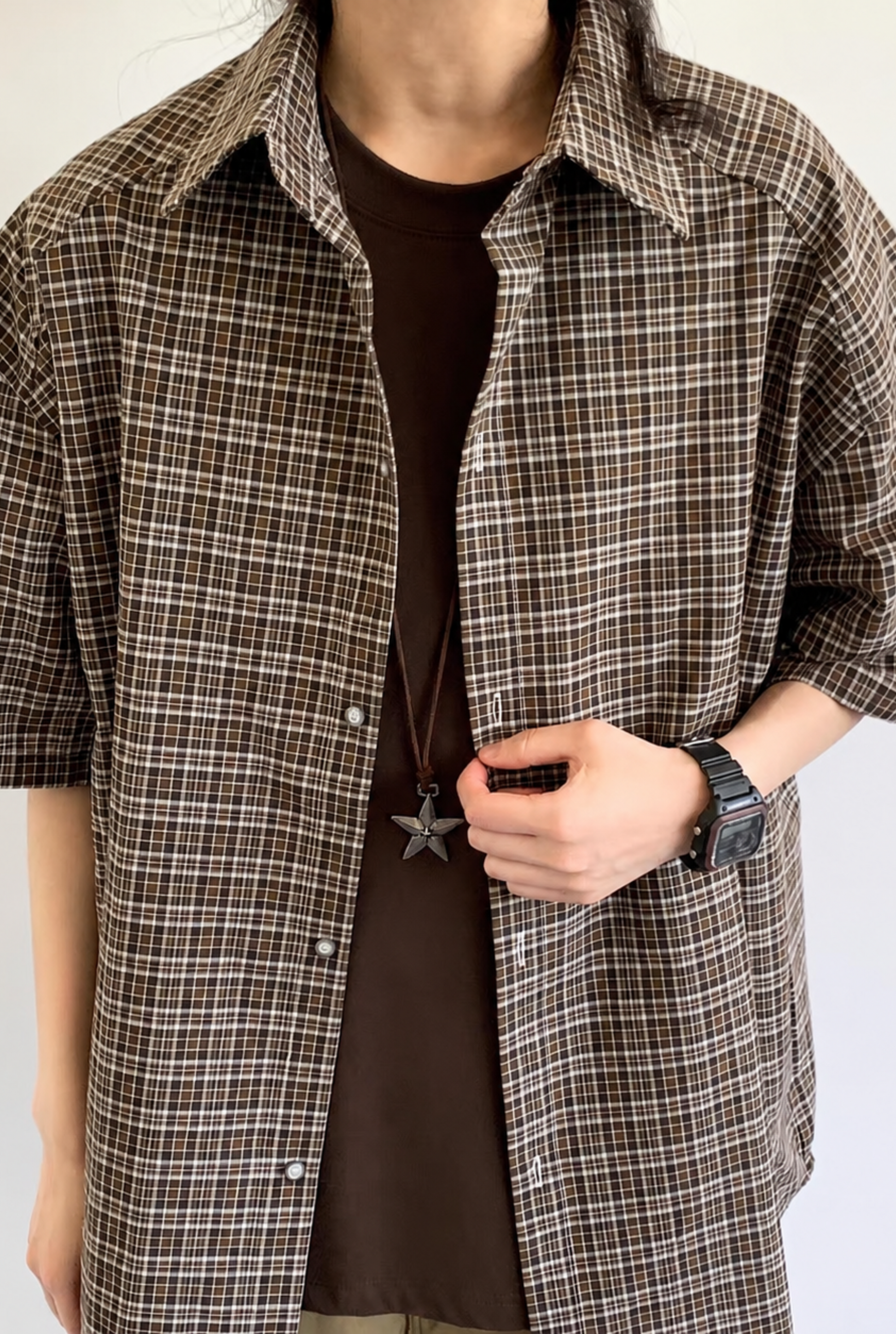 Haruki Plaid Short Sleeve Shirt