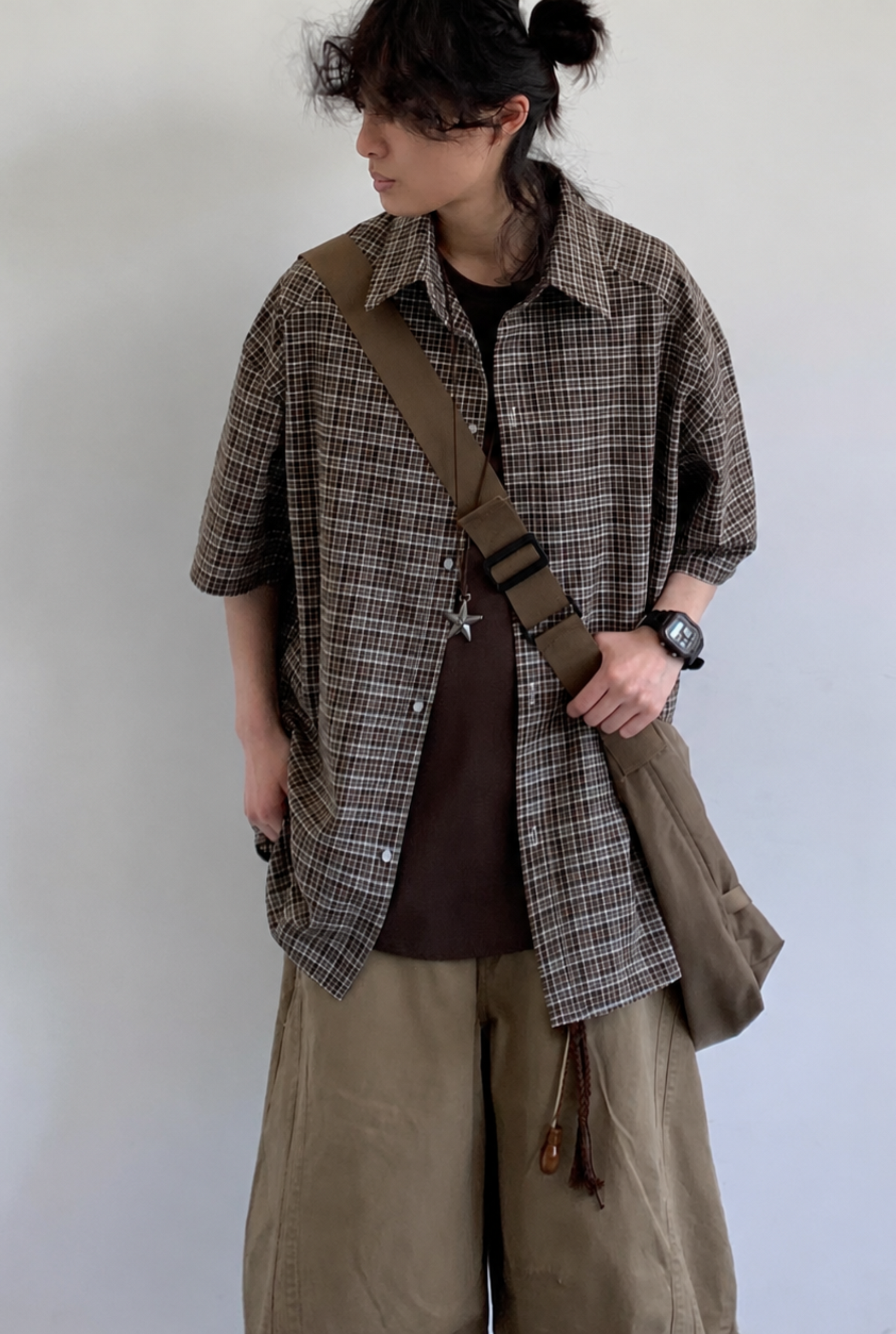 Haruki Plaid Short Sleeve Shirt