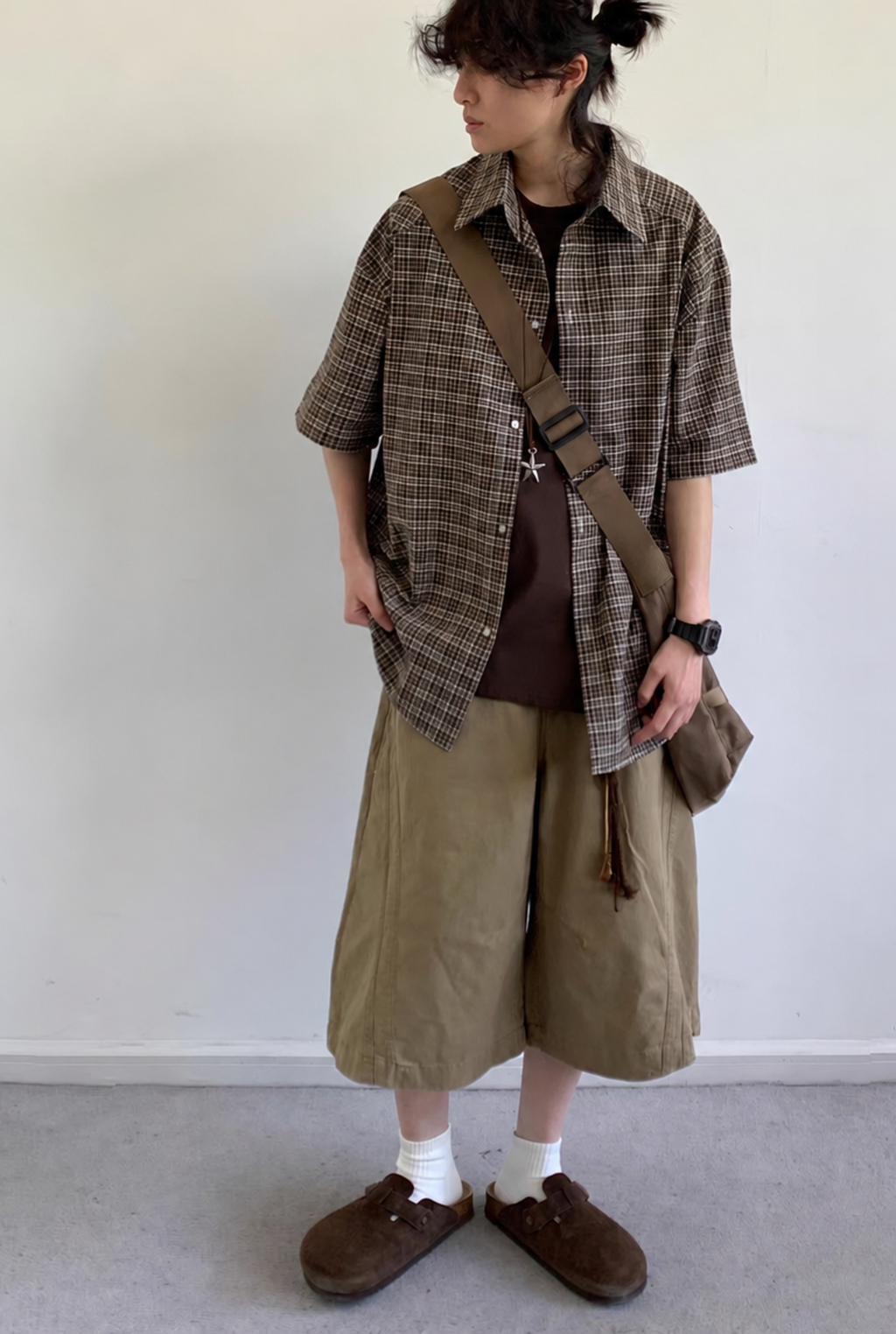 Haruki Plaid Short Sleeve Shirt