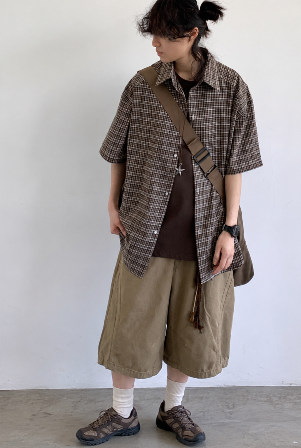 Haruki Plaid Short Sleeve Shirt