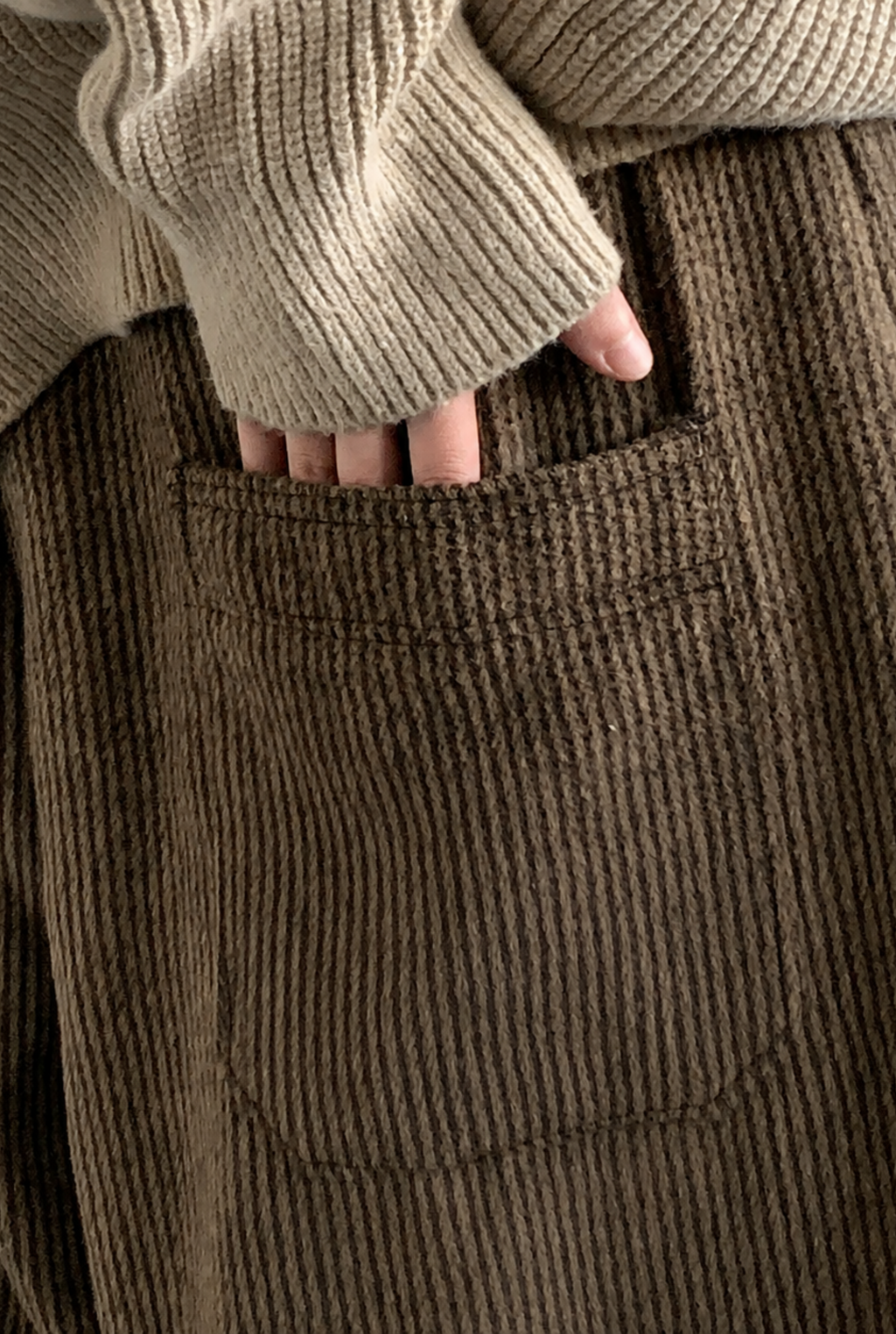 Corduroy Knit-Waist Lounge Pants