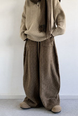 Corduroy Knit-Waist Lounge Pants
