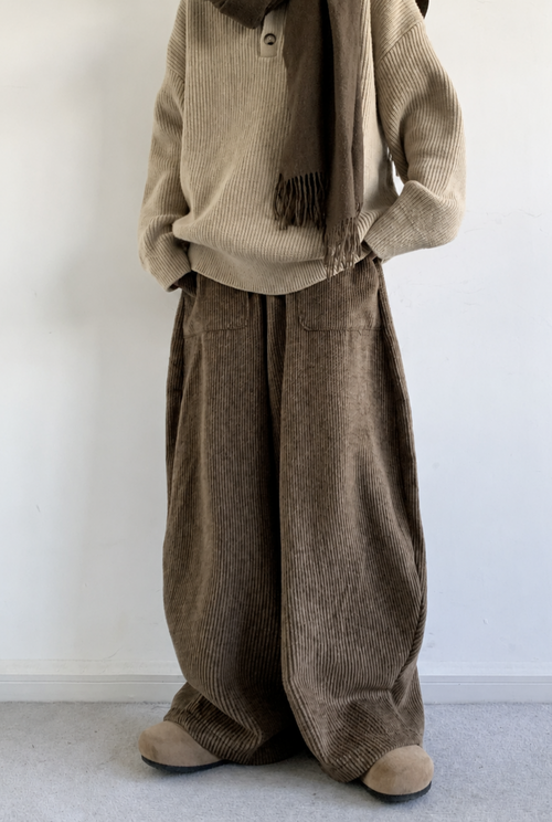 Corduroy Knit-Waist Lounge Pants