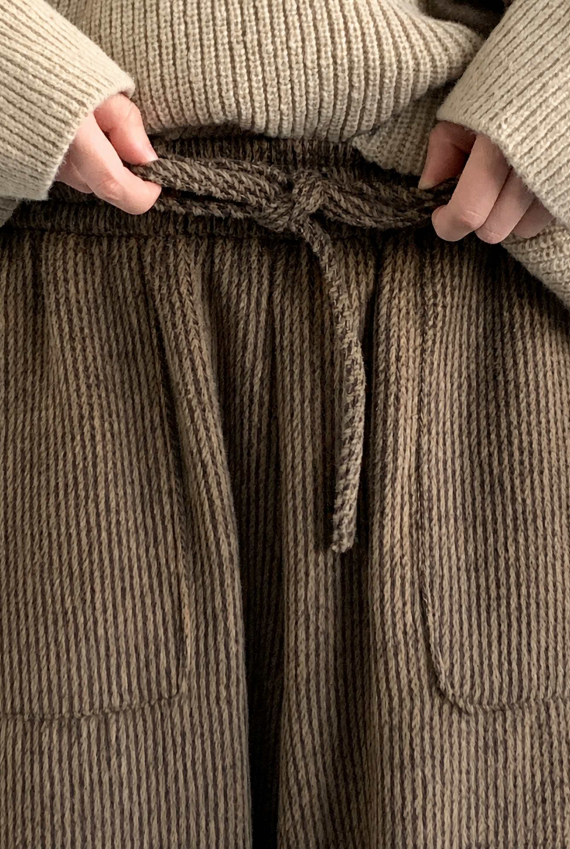 Corduroy Knit-Waist Lounge Pants