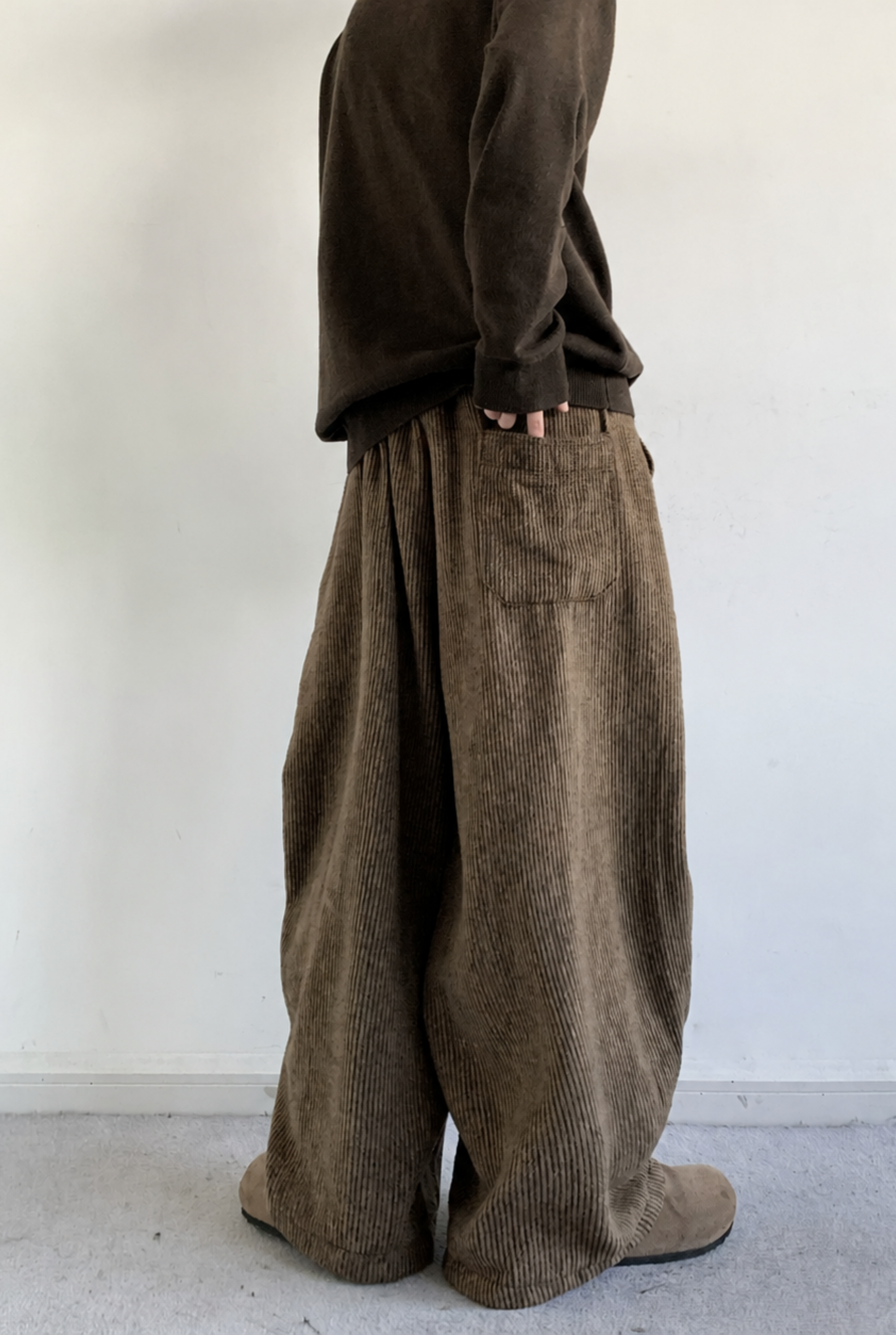 Corduroy Knit-Waist Lounge Pants