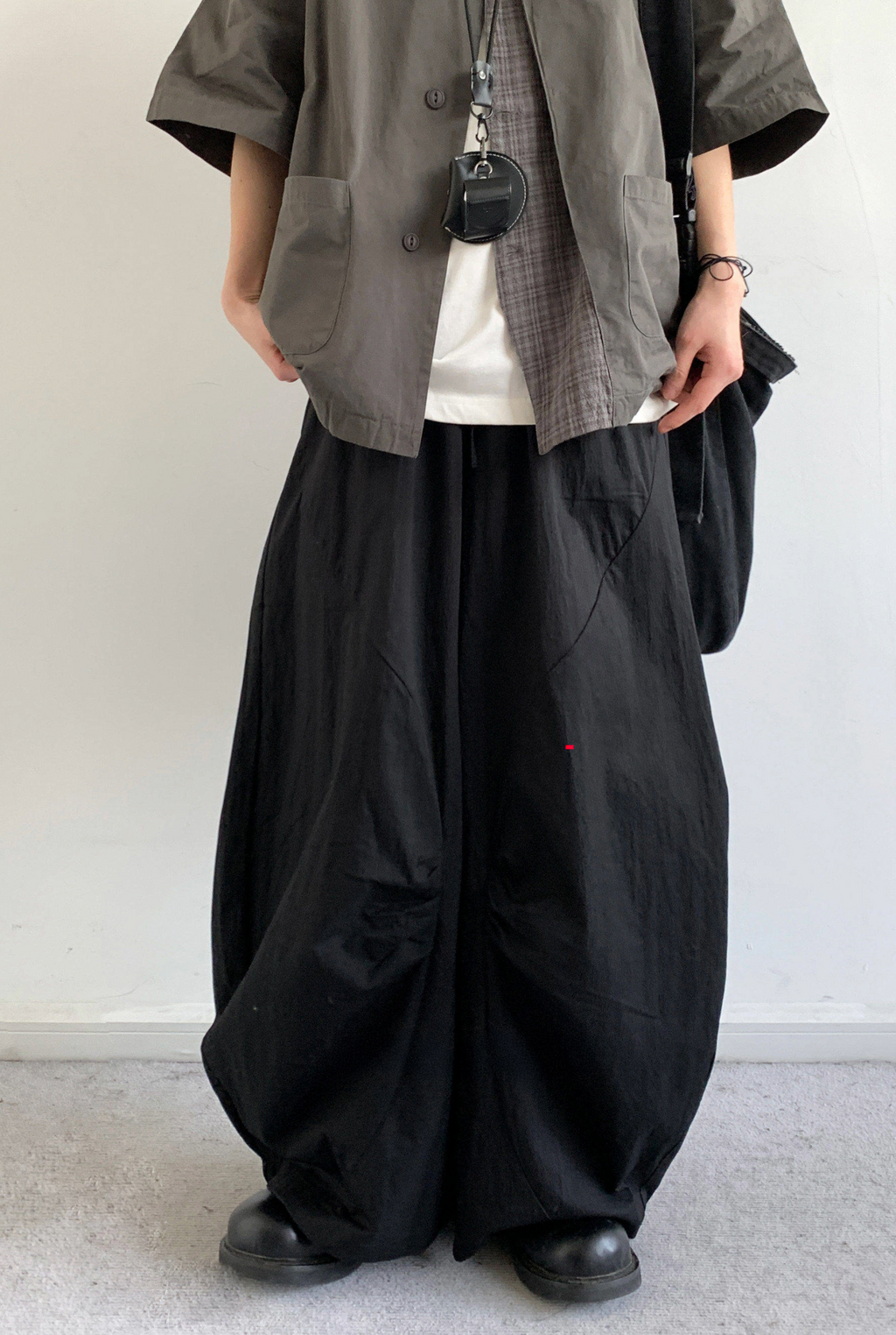 Haru Drawstring Wide-Leg Pants
