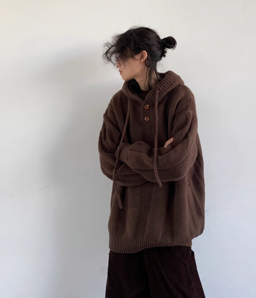 Shibui Knit Hooded Pullover
