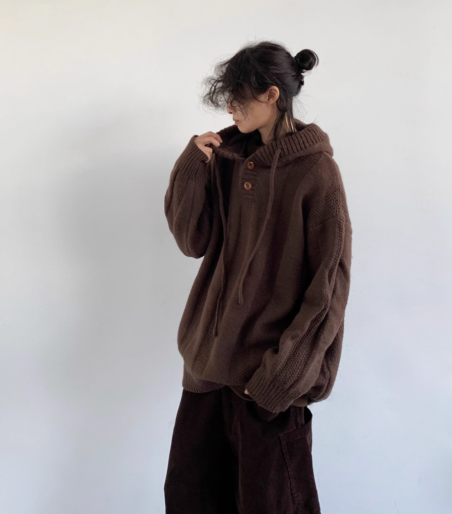 Shibui Knit Hooded Pullover