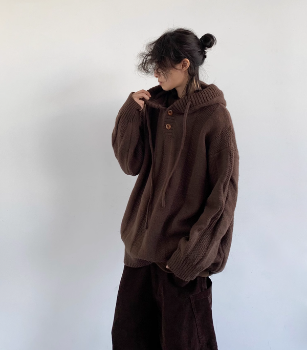 Shibui Knit Hooded Pullover