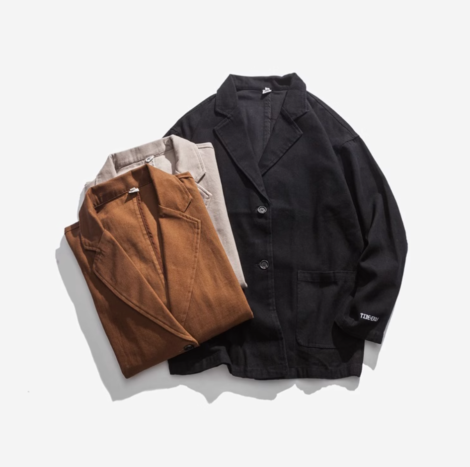 Takashima Washed Collar Blazer
