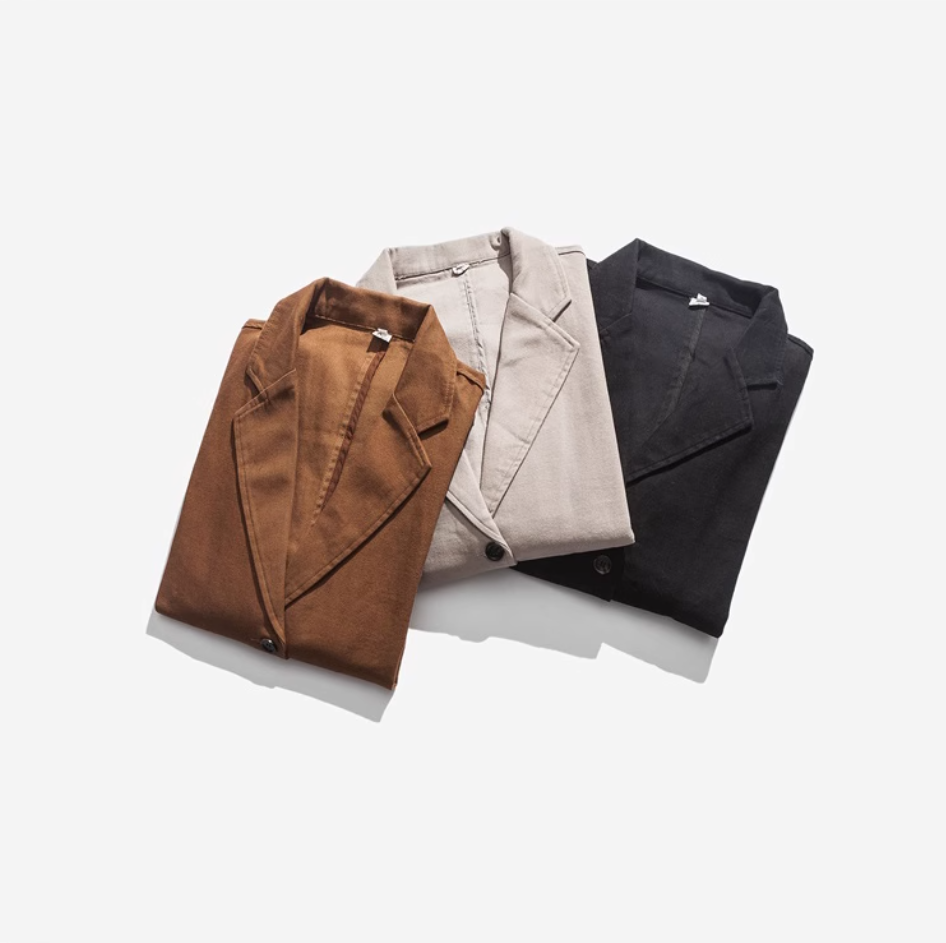 Takashima Washed Collar Blazer