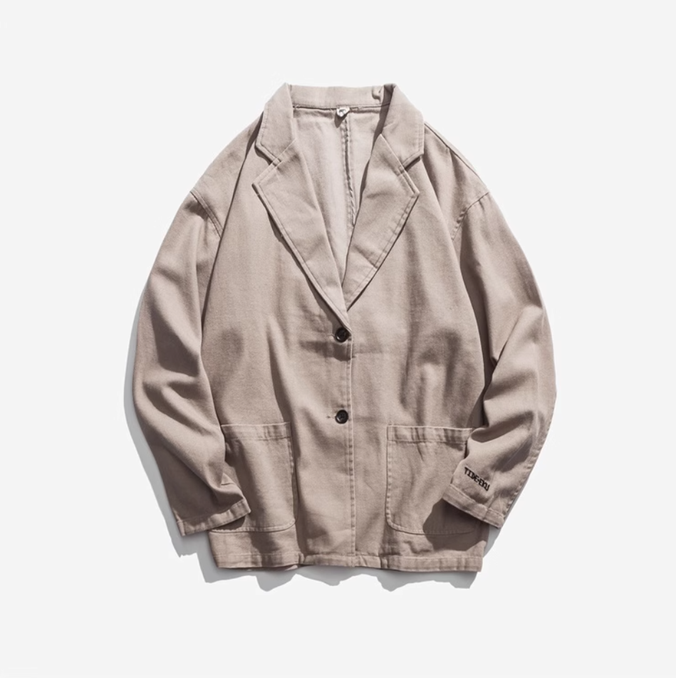 Takashima Washed Collar Blazer