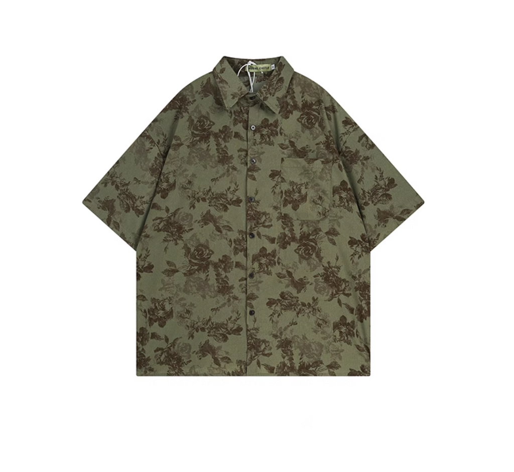 Kagetsu Crushed Floral Shirt
