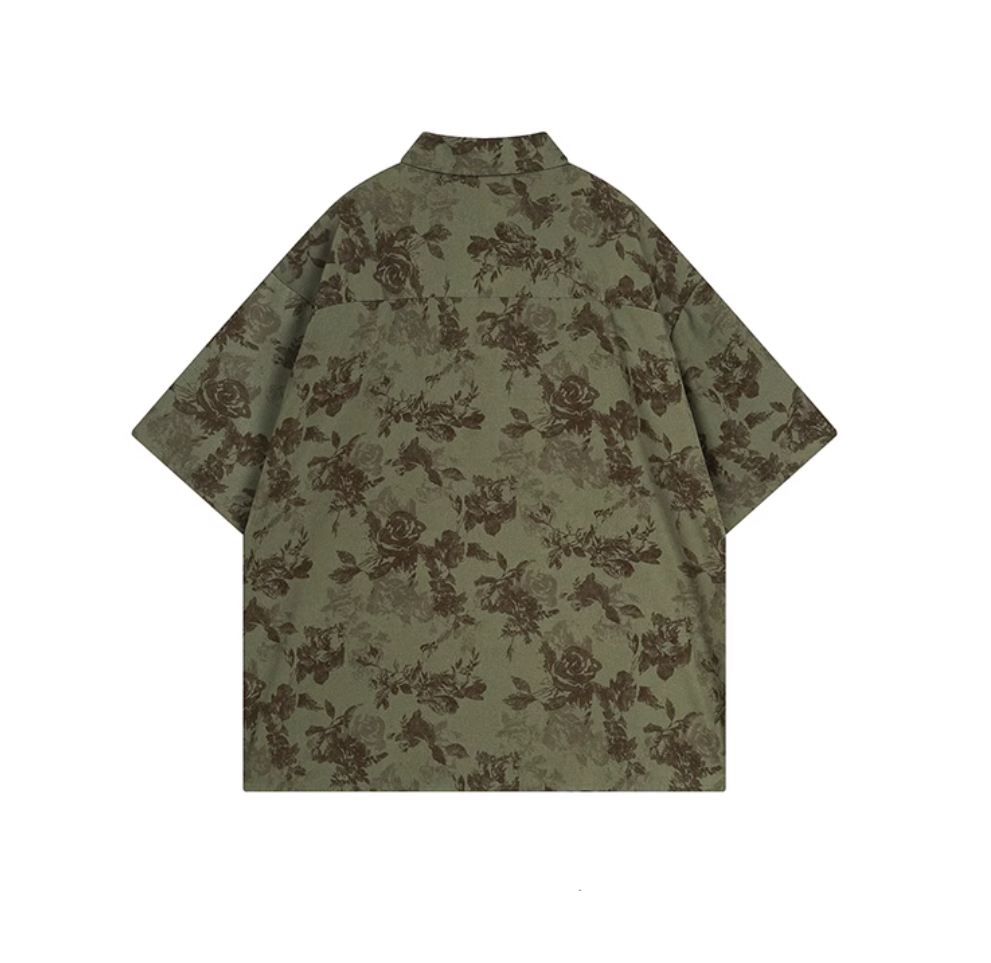 Kagetsu Crushed Floral Shirt