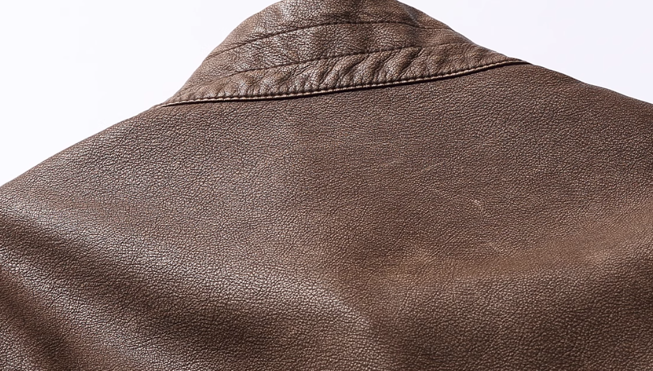 Shinrin Faux Leather Bomber Jacket