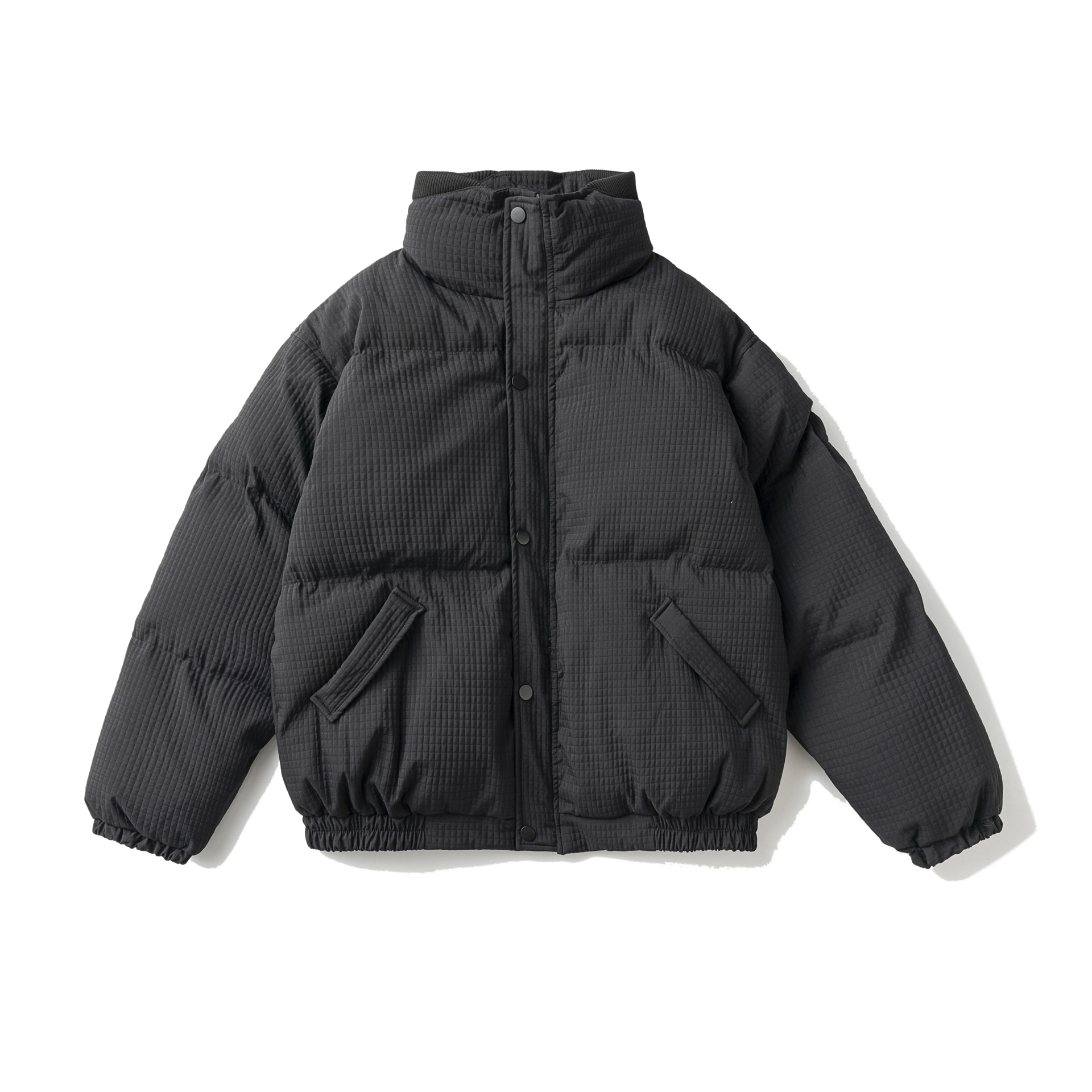 ⭐️「義徳」feels. SHELL DOWN JACKET BLACK Takumi Textured Down Jacket – Kurashi Living