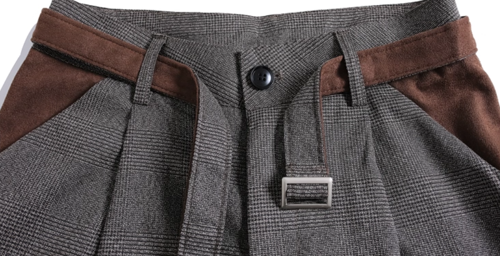 Kiyoto Glen Plaid Trousers