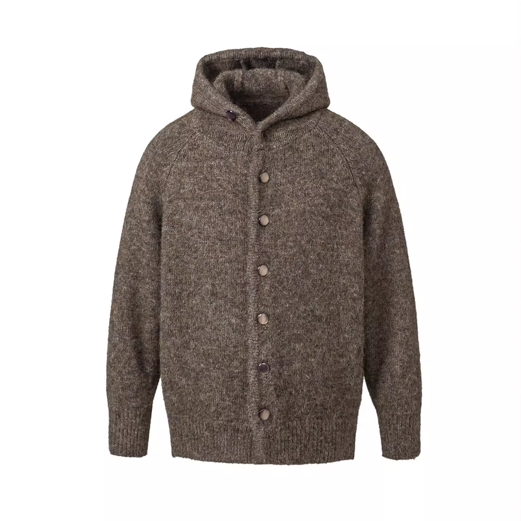 Arashi Knit Hooded Cardigan