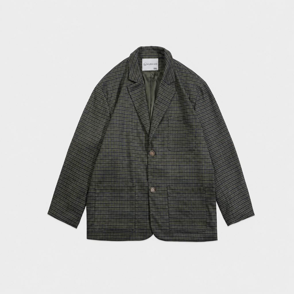 Kaede Check Blazer