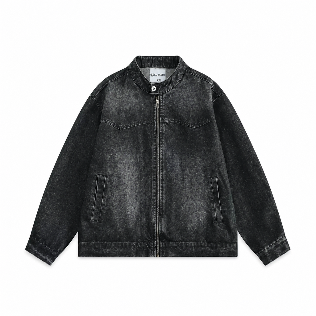 Kurashi Washed Denim Work Jacket