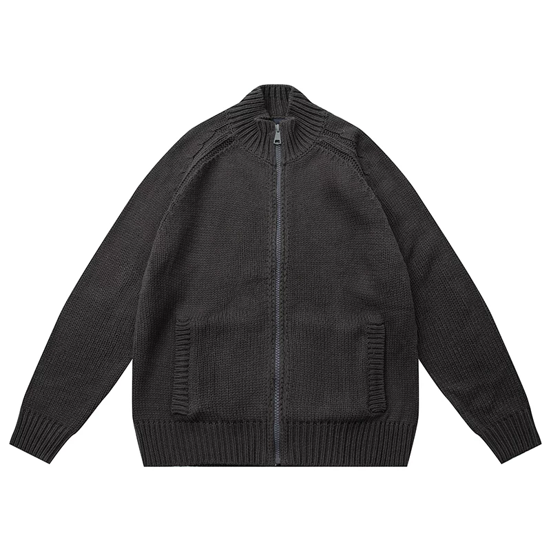 Aoki Knit Zip Cardigan