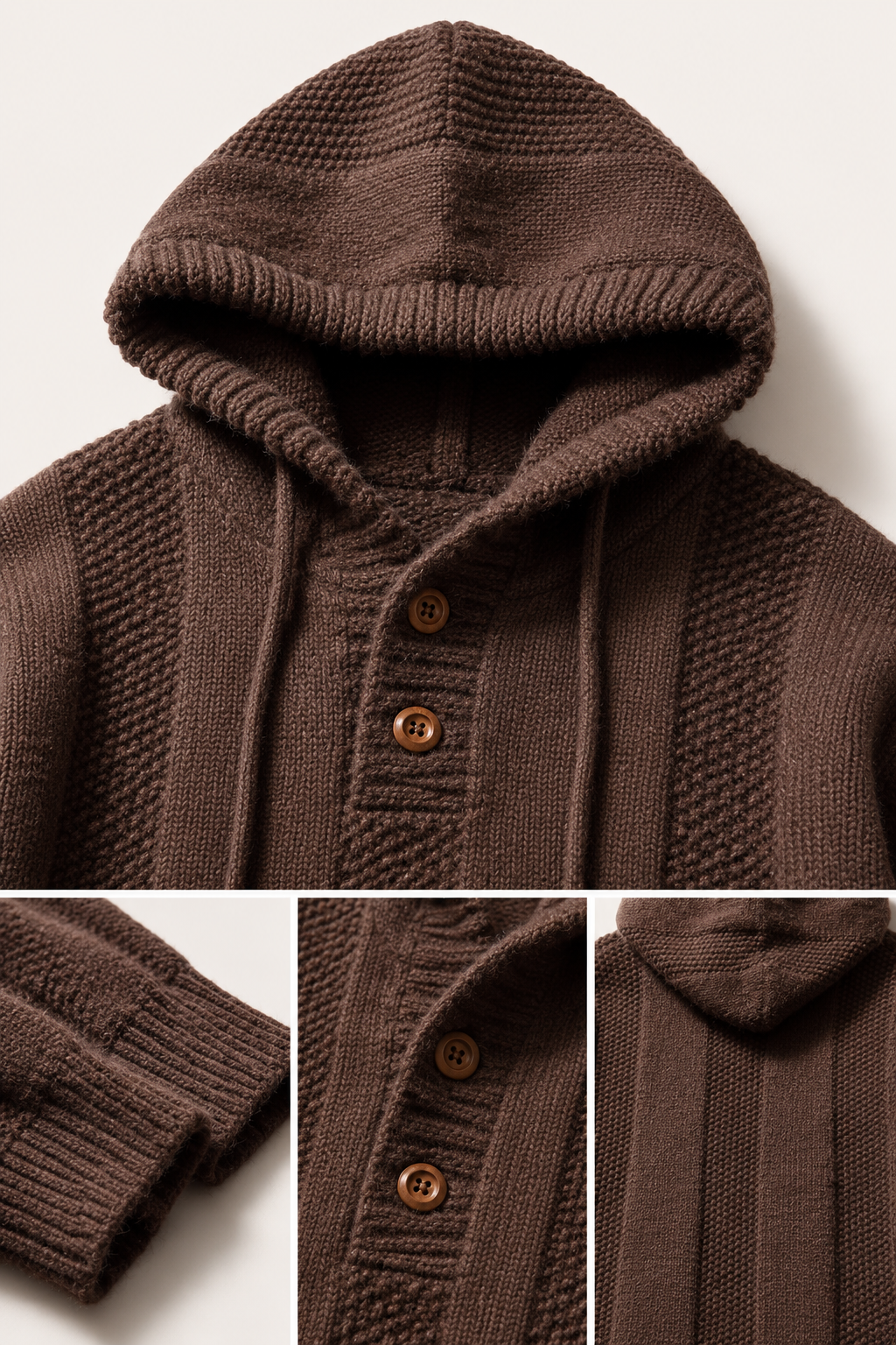 Shibui Knit Hooded Pullover