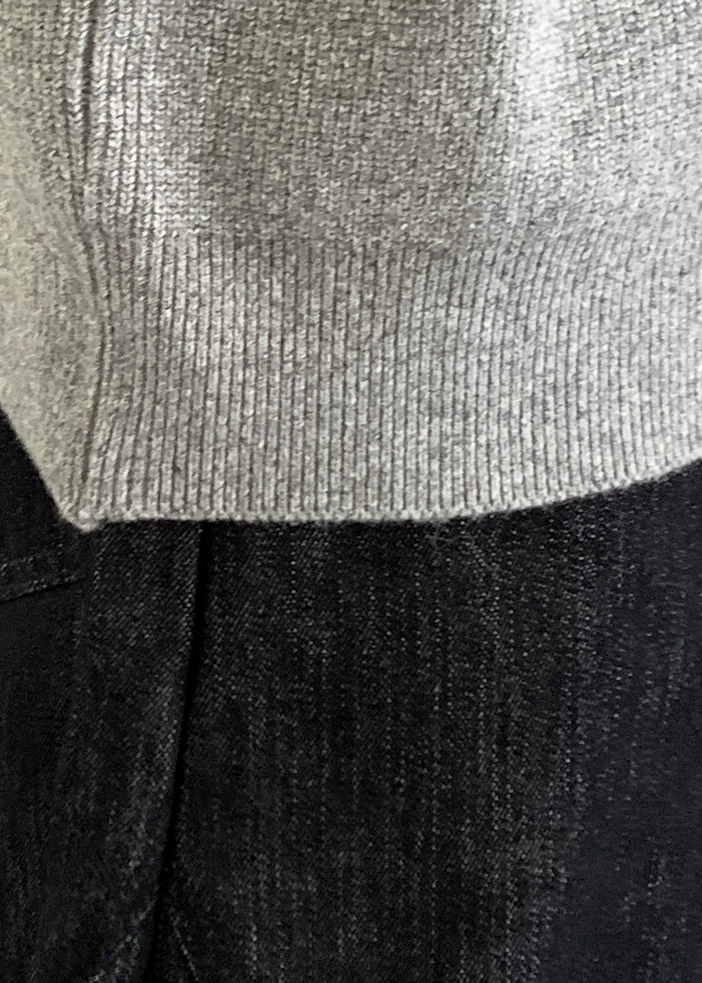 Rei Layered Check Knit Cardigan