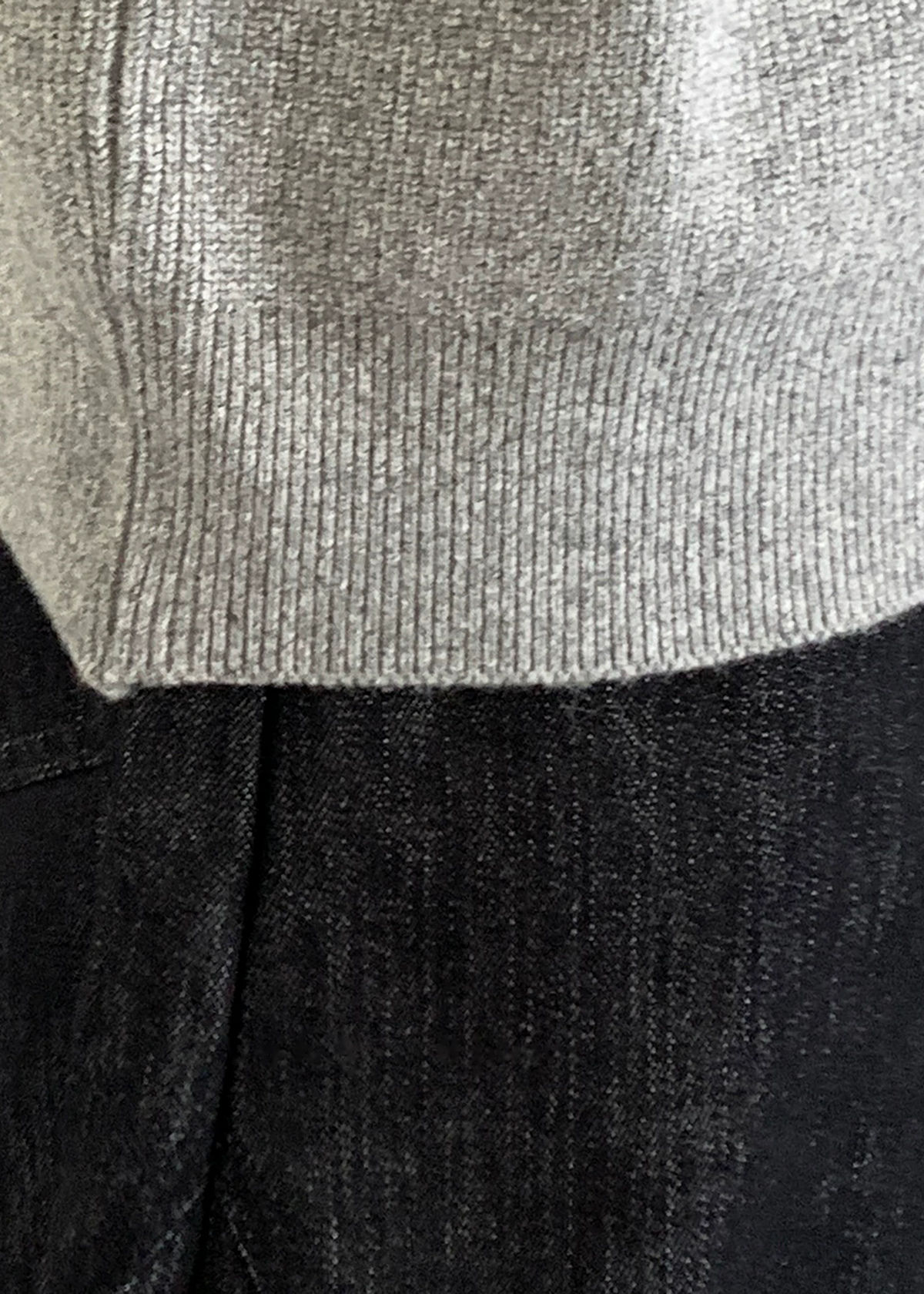 Rei Layered Check Knit Cardigan