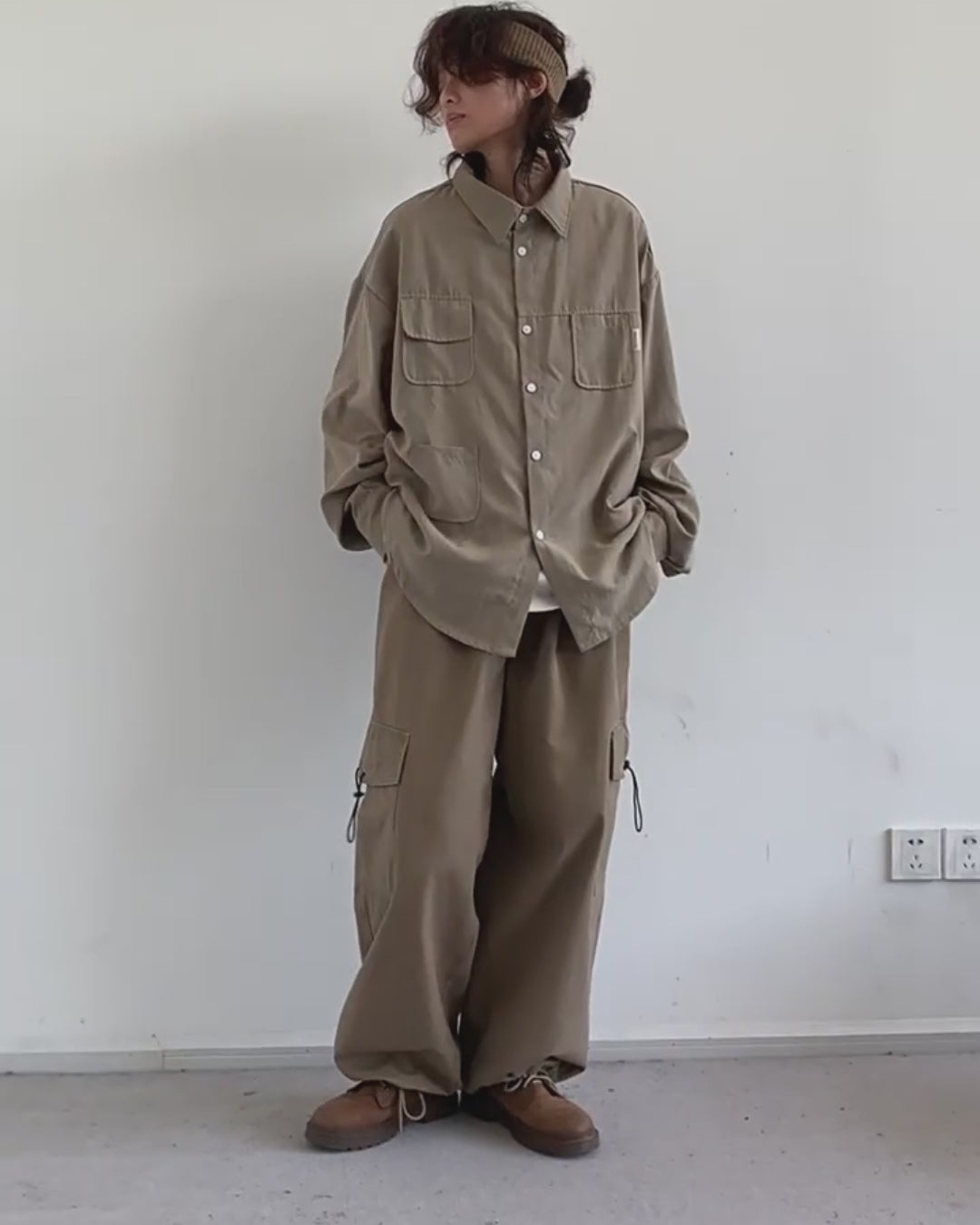Retro Field Utility Button Shirt