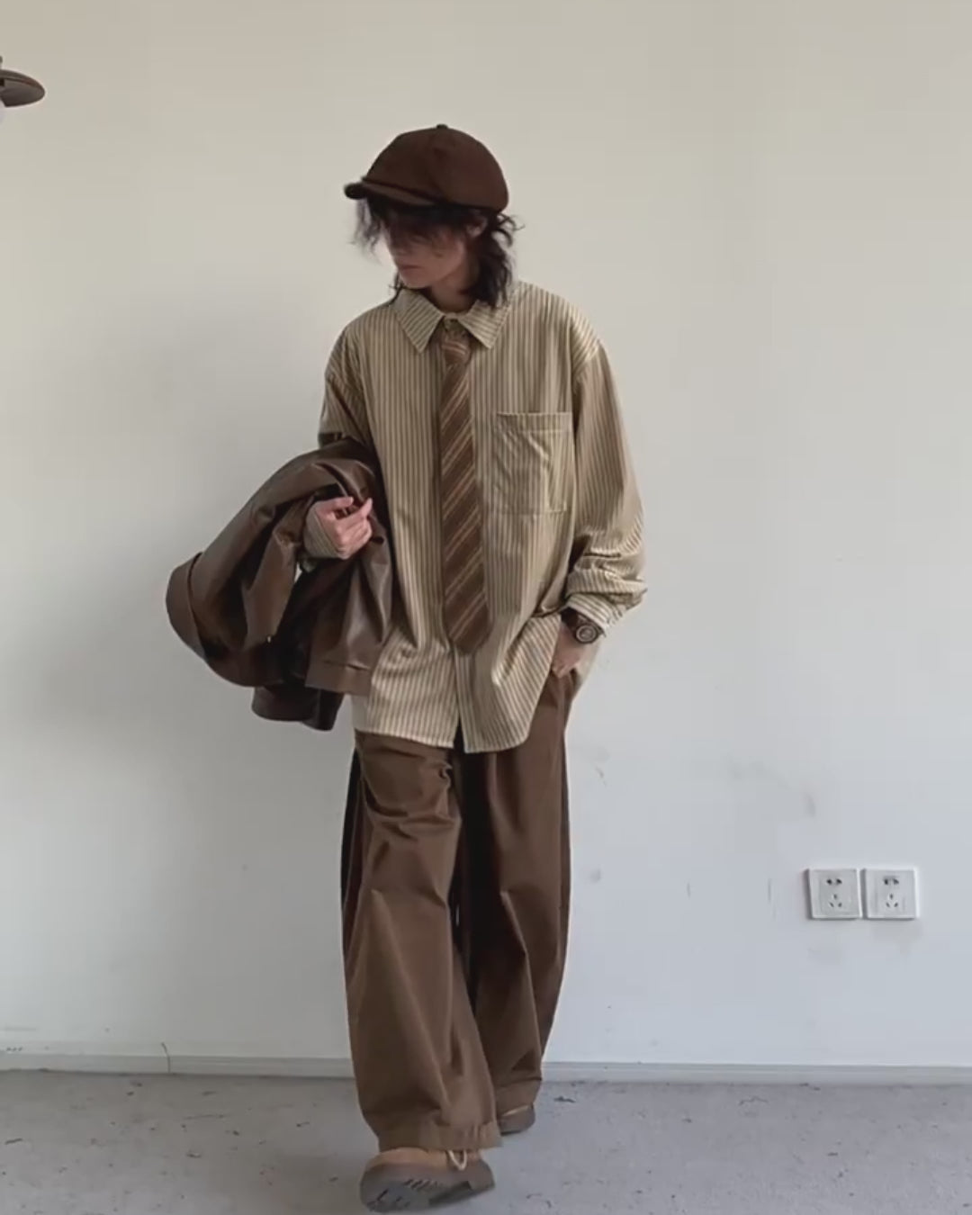 Hikaru Striped Corduroy Shirt